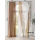 Комплект штор на шторной ленте Comfy Way Раливирс 150x250 см цвет коричневый