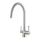 Смеситель для кухни Lemark Lm3075Bn-Silver с подключением к фильтру с питьевой водой цвет никель/сатин