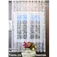 Штора на шторной ленте Лентабел т587ПГ 300x250 см цвет белый