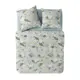 Комплект постельного белья Wenge Cloud flowers бязь 1.5-спальный наволочки 50x70-2 шт цвет серо-зеленый