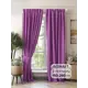 Комплект штор на ленте At Home Виолан 150x260 см блэкаут цвет розовый AA950667