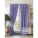 Комплект штор на ленте At Home Цирол 150x260 см блэкаут цвет фиолетовый AA950678