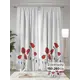 Комплект штор на ленте At Home Доллира 150x260 см блэкаут цвет красный/черный AA900997