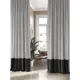 Комплект штор на ленте At Home Стенрис 150x280 см репс цвет серебристый/серый/бежевый AA539057