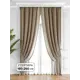 Комплект штор на ленте At Home Твеон 180x260 см бархат цвет коричневый AA206191-260