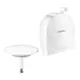 Излив на ванну Hansgrohe Exafill S 58117700 с набором для слива и перелива цвет матовый белый