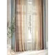 Тюль на ленте вуаль At Home Санайт 150x260 см цвет белый/коричневый/оранжевый/черный AA970131