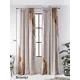 Комплект штор на ленте блэкаут At Home Фонекрис 150x290 см цвет коричневый AA903032