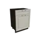 Напольный шкаф Сурская мебель кальяри/кварц 60x81.6x47.8 см 1 дверца 1 ящик ЛДСП цвет кальяри/кварц