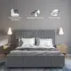 Кровать с подъемным механизмом Hypnoz Salamanca 172x47x216 см ДСП цвет светло-серый