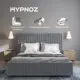 Кровать с подъемным механизмом Hypnoz Tamega 191x38x216 см ДСП цвет светло-серый