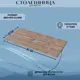 Столешница в ванную Marka one У83888 81x45см твердая поверхность цвет коричневый