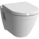 Унитаз подвесной Vitra 00000081248 безободковый с сиденьем микролифт