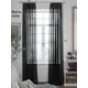 Тюль на ленте At Home Моноур 150x240 см вуаль цвет черный AA125140