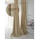 Комплект штор на ленте At Home Анайт 200x250 см бархат цвет бежевый AT216002