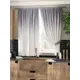Комплект штор на ленте At Home Овстрин 150x180 см габардин цвет серый/белый AA961053
