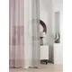 Тюль на ленте At Home Ливартис 150x250 см вуаль цвет белый/розовый AA588006