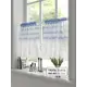 Тюль на кулиске At Home Шелорист 100x60 см вуаль цвет синий/голубой AA569026
