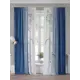 Комплект штор на ленте At Home Гениренс 150x260 см габардин цвет серебристый/белый/серый AA958453