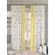 Комплект штор на ленте At Home Рокфор 150x260 см габардин цвет желтый/черный AA958193