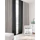 Комплект штор на ленте At Home Астрид 150x275 см канвас цвет черный AA207009