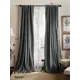 Комплект штор на ленте At Home Латойн 150x270 см бархат цвет серый AA213007-270