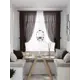 Тюль на ленте At Home Конфирос 145x180 см вуаль цвет коричневый AA550312