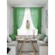 Тюль на ленте At Home Морнорс 145x180 см вуаль цвет зеленый AA550429