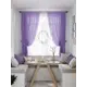 Тюль на ленте At Home Навиорс 145x180 см вуаль цвет зеленый/фиолетовый AA550362