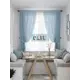 Тюль на ленте At Home Канфрис 145x180 см вуаль цвет бирюзовый AA550393