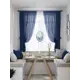 Тюль на ленте At Home Ритимс 145x180 см вуаль цвет бирюзовый AA550378