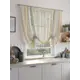Тюль на ленте At Home Лантвиас 150x150 см вуаль цвет розовый/зеленый AA518217