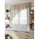 Тюль на ленте At Home Сегиз 280x160 см вуаль цвет белый/синий/желтый/голубой/зеленый AA516005