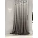 Штора на ленте At Home Лурция 150x280 см габардин цвет серебристый/серый/черный AA752199