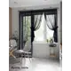 Тюль на ленте At Home Лурано 150x280 см вуаль цвет черный AA206738-280