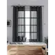 Тюль на ленте At Home Шеврин 145x175 см вуаль цвет черный AA207168