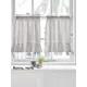 Тюль на ленте At Home Руона 100x60 см вуаль цвет серебристый AA130009