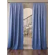 Комплект штор на ленте At Home Клеорис 150x260 см габардин цвет голубой AA919049