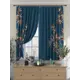 Комплект штор на ленте At Home Эмилс 150x180 см габардин цвет бежевый/голубой AA925447