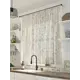 Тюль на ленте At Home Флироль 300x150 см вуаль цвет белый/желтый/розовый/зеленый AA533022