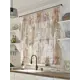 Тюль на ленте At Home Льювис 300x150 см вуаль цвет белый/коричневый AA533110