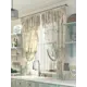 Тюль на ленте At Home Слоуни 150x180 см вуаль цвет розовый/черный/зеленый AA976033