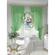 Тюль на ленте At Home Минтерис 145x180 см вуаль цвет синий/бежевый/голубой/черный/зеленый AA550065