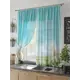 Тюль на ленте At Home Сагита 150x180 см вуаль цвет голубой/бирюзовый AA930560
