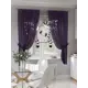 Тюль на ленте At Home Ромикерс 145x180 см вуаль цвет белый/серый/черный/фиолетовый AA550201