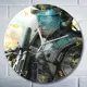 Настенные часы круглые 27 см Бруталити игры Ghost Recon Advanced Warfighter 2 - 6199 цвет черный