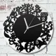 Настенные часы круглые 31 см Бруталити животные - 69 цвет черный