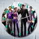 Настенные часы круглые 27 см Бруталити Saints Row The Third 2881 цвет черный