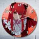 Настенные часы круглые 27 см Бруталити аниме My Dress-Up Darling - 3565 цвет черный
