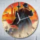 Настенные часы круглые 27 см Бруталити игры Mafia Defintive Edition - 4619 цвет черный
